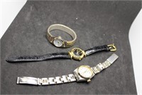Three Watches: Anne Klein II, RolexR1628, &