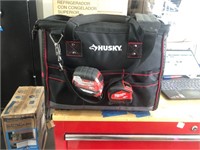HUSKY 16IN TOOL BAG FILLED WITH TOOLS