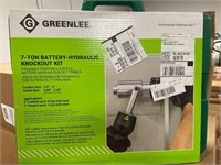 GreenLee battery hydraulic knockout kit