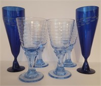 Blue Glassware