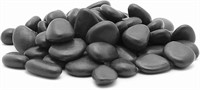 2-3" 20lbs Rainforest Grade A Black Pebbles