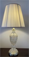 Cut Glass Lamp