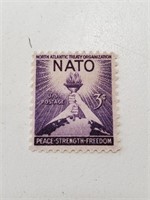 1952 3 Cent - Nato Us Postage Stamp SB3