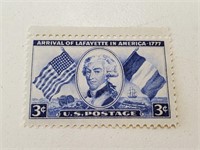 Vintage Us Scott 1952 Lafayette 3C Stamp SB5