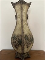 Metal Antiqued Vase / Umbrella Stand