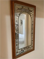 Faux Stained Glass Mirror