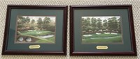 Framed “ Augusta 12th “ and “ Augusta 13th “