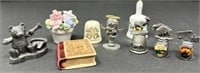 Collection of Pewter and Ceramic Miniatures