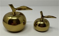 2 Brass Apple Bells