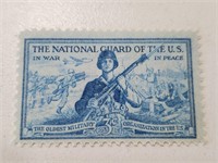Vintage Us National Guard 3 Cent Stamp SB11