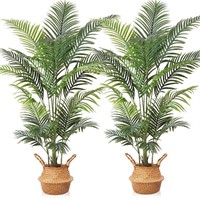 2 - Artificial Areca 6 Ft Fake Palm Tree