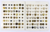 (128) Vintage U.S./French/British Buttons