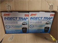 Box of two 4in1 portable insect trap lanterns