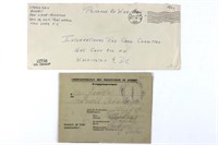 Italian & German Soldiers POW Postal Covers