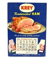 1953 Krey Ham Advertising Wall Calendar