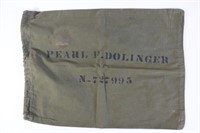WWII Army Nurse's ID'd Laundry Bag