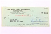 1972 Charles Bronson Signed Check