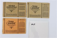 Lot of (3) WWII German Booklets