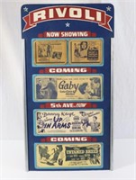 1950's Movie Theater 'Now Showing' Sign