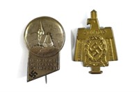 Pair of Better German Tinnies/Day Badges