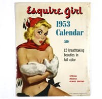 1953 Esquire Girl Pin-Up Calendar w/Sleeve