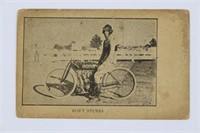 1904 Indian Motorcycle Racer Postcard