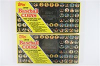 (2) 1989 TOPPS Baseball Coin Sets