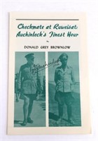 British Field Marshal Auchinleck Autograph