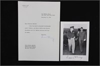 Brig. Gen. Lucius Clay Signed Photo/Letter