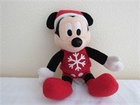 Disney Bean Bag MickeybMouse Christmas Plush