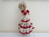 Vintage Barbie in Handmade Crocheted dress