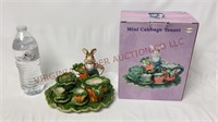 Easter Greetings Mini Cabbage Tea Set w Box