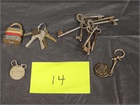 Lock, skeleton keys plus