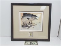 Fishing Picture Signed 07 / 750 UNO