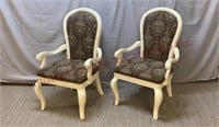 Upholstered Arm Chairs ~ Set of 2