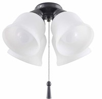 LED Natural Iron Universal Ceiling Fan Light Kit