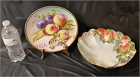 Imperial & Victoria Austria Porcelain Plate & Bowl