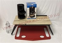 Adjustable Laptop Tray, Plastic Tray & Coin Sorter