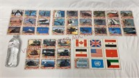 Military Desert Storm Trading Cards ~ Lot of 45