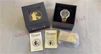 Stauer Titanium Atomic Men's Watch wBox ~ See Desc