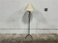 Ornate Metal Floor Lamp