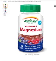 Jamieson Magnesium Gummies - Cranberry Grape