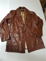 Vintage Lakeland Men'S Sz 42 Leather Jacket ML-O8A
