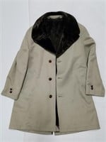 Vintage Best SeasonMates Mens Fur-Lined Coat M-O8A