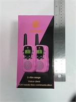 Flashing 3+km range walkie talkies for kids
