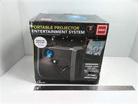 New portable projector entertainment system