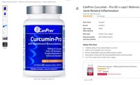 CanPrev Curcumin - Pro 60 v-caps l Relieves Joint