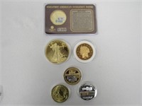 USA COMM. MEDALS HAVING TO DO WITH US COINS: