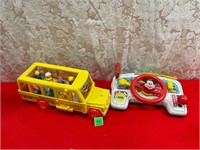 Fisher Price Bus and Mickey Mouse Toy