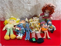 Vintage Stuffed ragged dolls